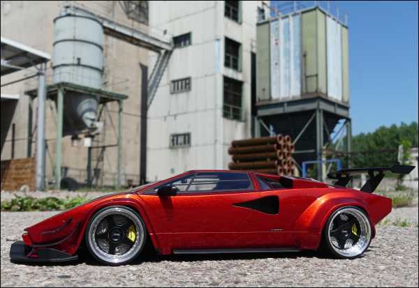 1:18 LAMBORGHINI Khyzyl-Saleem-Huratach- Rot-Asia Liberty Walk Breitbau [ RED-EDITION ]